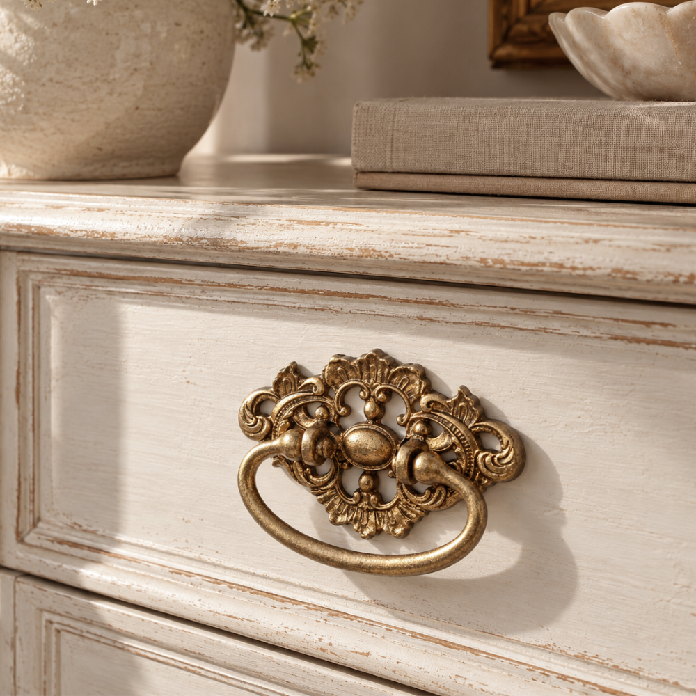 Gold Ornate Drawer Handle (1 piece)